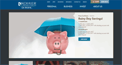 Desktop Screenshot of kohlercu.com